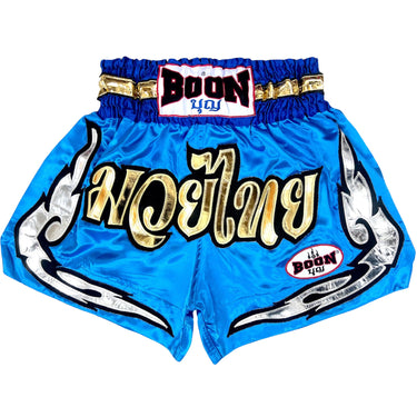 MT37 Muay Thai Shorts BLUE LAI THAI - BOON Sport